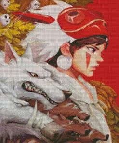 Princess Mononoke Anime Diamond Dotz