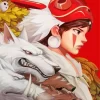 Princess Mononoke Anime Diamond Paints