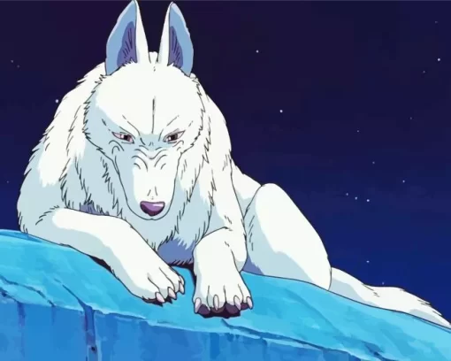 Princess Mononoke Moro Diamond Paints