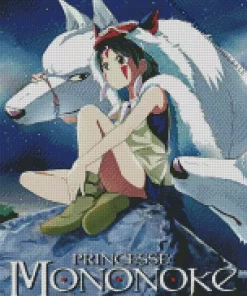 Princess Mononoke Poster Diamond Dotz