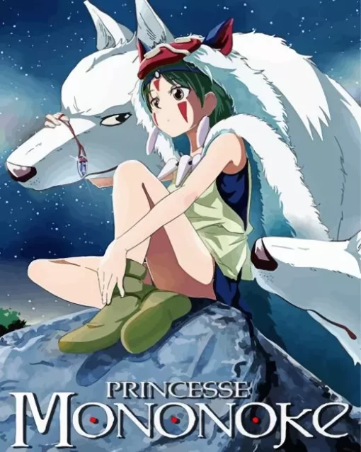 Princess Mononoke Poster Diamond Paints