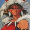 Princess Mononoke San Character Diamond Dotz