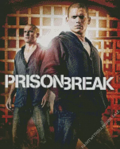 Prison Break Serie Poster Diamond Dotz