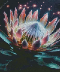 Protea Flower Diamond Painting