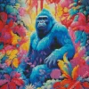 Psychedelic Gorilla Diamond Painting