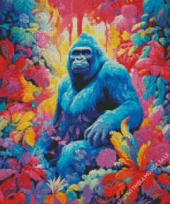 Psychedelic Gorilla Diamond Painting