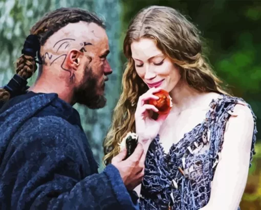 Ragnar And Aslaug Vikings diamond dotz