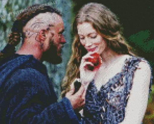 Ragnar And Aslaug Vikings diamond paints