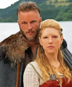 Ragnar and lagertha Vikings diamond dotz