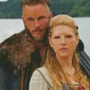 Ragnar and lagertha Vikings diamond paints