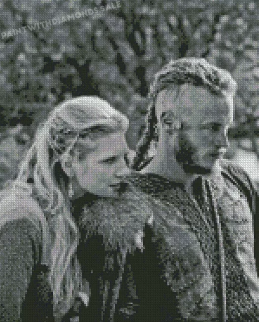 Ragnar and lagertha diamond paints