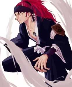 Renji Abarai Blach Character Diamond Paintings