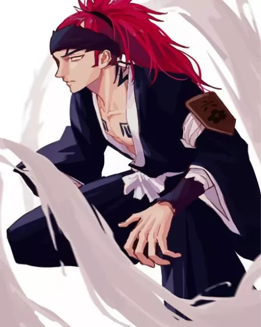 Renji Abarai Blach Character Diamond Paintings