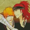 Renji Abarai and ichigo friends Diamond Dotz