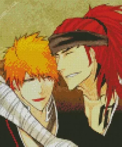 Renji Abarai and ichigo friends Diamond Dotz