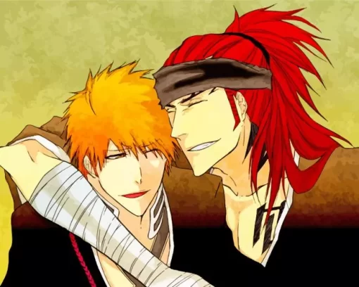 Renji Abarai and ichigo friends Diamond Paintings