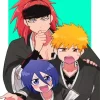 Renji Abarai and ichigo with rukia Diamond Paintings