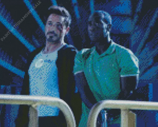 Robert Downey JR and Don Cheadle Diamond Painting