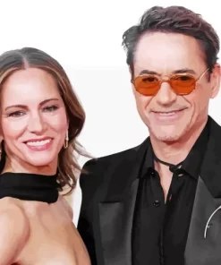 Robert Downey Jr And His Wife Diamond Painting