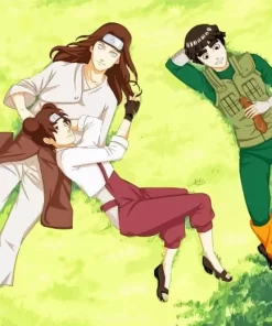 Rock Lee With Neji Hyuga And Tenten Diamond Paintings