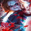 Rock Or Die Chucky Diamond Paintings