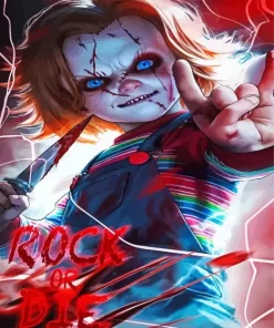 Rock Or Die Chucky Diamond Paintings