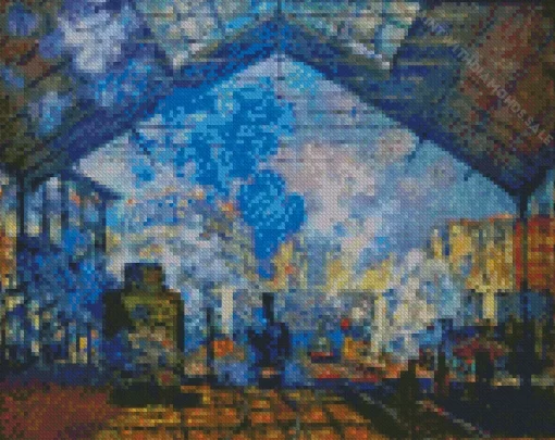 The Saint Lazare Station Diamond Paintings