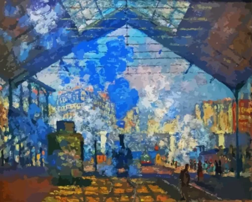 The Saint Lazare Station Diamond Paintings