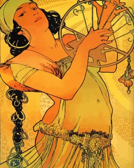 Salome By Alphonse Mucha Diamond Paintings