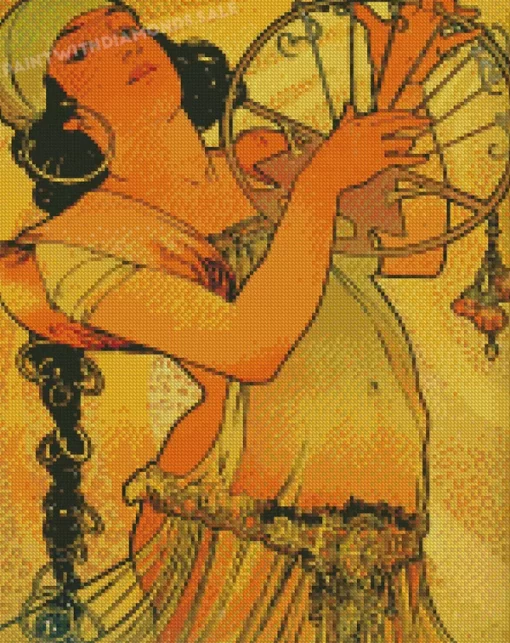 Salome By Alphonse Mucha Diamond Paintings