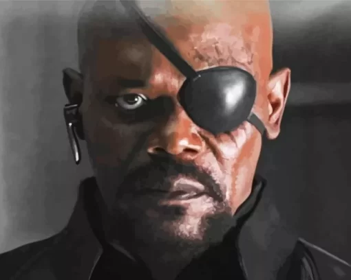 Samuel L Jackson The Avengers Diamond Painting