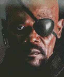 Samuel L Jackson The Avengers Diamond Painting