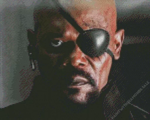 Samuel L Jackson The Avengers Diamond Painting