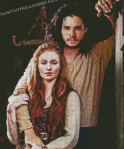 Sansa Stark And Jon Snow diamond dotz