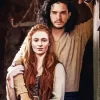 Sansa Stark And Jon Snow diamond paintings