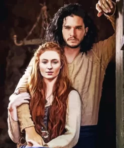 Sansa Stark And Jon Snow diamond paintings