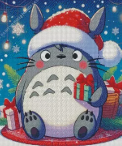 Santa Totoro Diamond Dotz