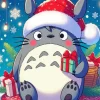 Santa Totoro Diamond Paints