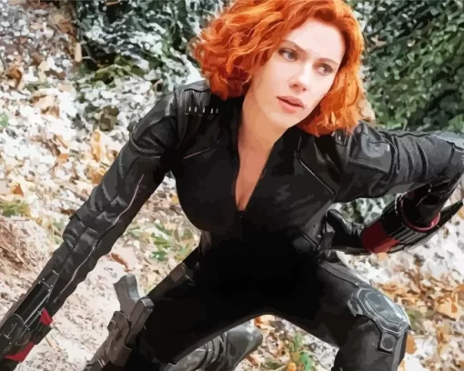 Scarlett Johansson The Avengers Diamond Painting