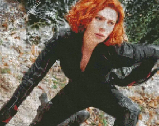 Scarlett Johansson The Avengers Diamond Painting