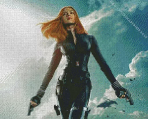 Scarlett Johansson In Captain America Diamond Painting