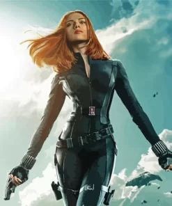 Scarlett Johansson In Captain America Diamond Painting