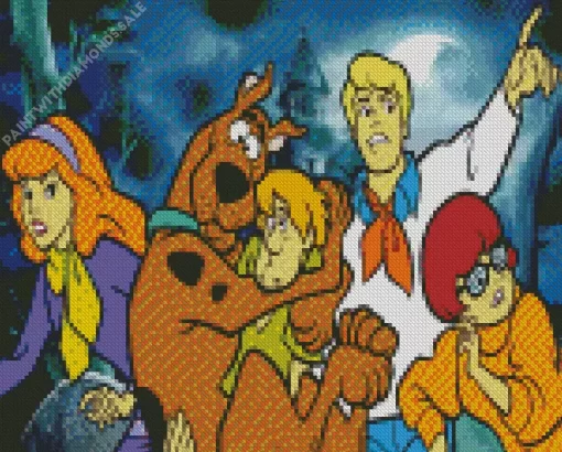 Scooby Doo And Friends Diamond Painting