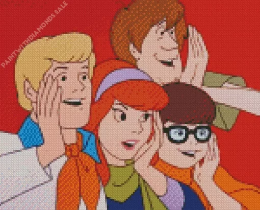 Scooby Doo Characters Diamond Painting