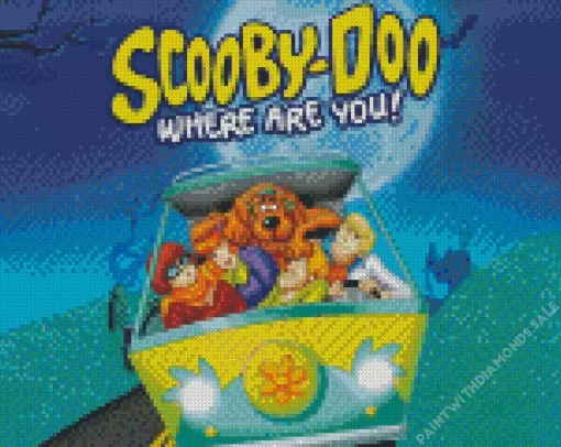 Scooby Doo Poster Art Diamond Painting