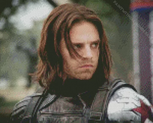 Sebastian Stan Captain America Diamond Painting