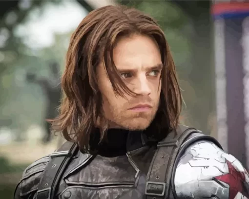 Sebastian Stan Captain America Diamond Painting