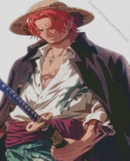 Shanks One Piece Anime Diamond Paints