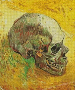 Skull By Vincent Van Gogh Diamond Paintings