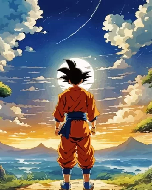 Son Goku Dragon Ball Z Diamond Paintings